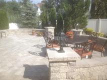 A recent hardscaping job in the area